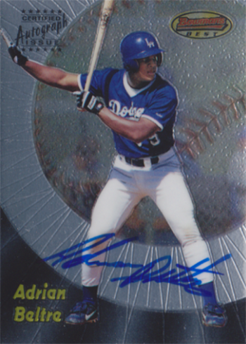 Adrian Beltre Signs Autograph Deal with Topps, Kicks Off with Topps Now