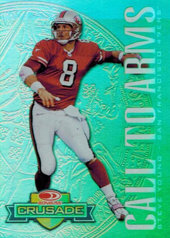 1998 Leaf R& S Crusade 16 Steve Young