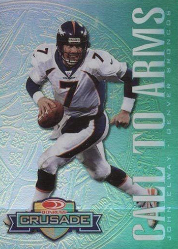 1998 Leaf Rookies and Stars Crusade 9 John Elway