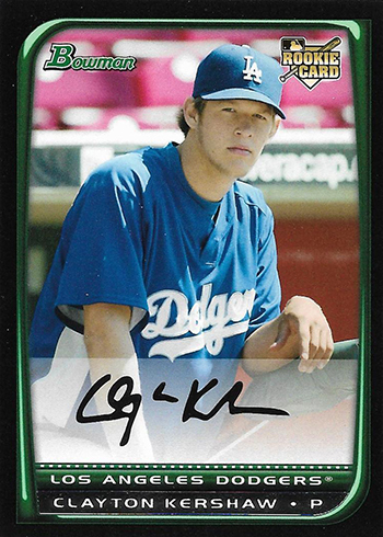 Clayton Kershaw Rookie Card 2008 Topps Update UH240 Dodgers 