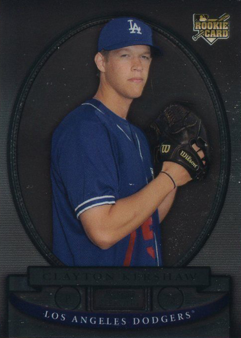 Clayton Kershaw 2008 TOPPS HERITAGE ROOKIE STARS OF '08 RC #595 L.A.  DODGERS!