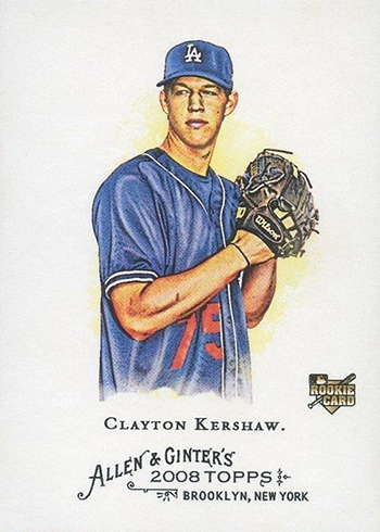 Auction Prices Realized Baseball Cards 2008 Topps Update & Highlights Clayton  Kershaw GOLD FOIL