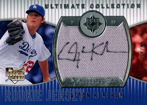 2008 Ultimate Collection Clayton Kershaw Rookie Card
