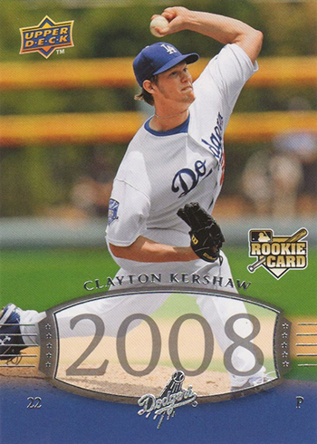 2008 Upper Deck Documentary #3945 Clayton Kershaw RC Dodgers #133  5 available 