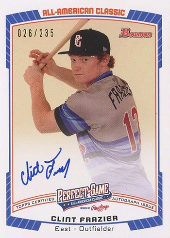 CLINT FRAZIER 2014 BOWMAN  DRAFT PICK RC #CTP-11 Free Shipping Yankees Rookie 