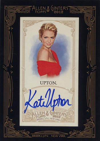 2012 Topps Allen and Ginter Kate Upton Autograph