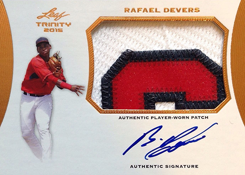 2017 Greenville Drive 2015 ReIssue Rafael Devers – Go Sports Cards