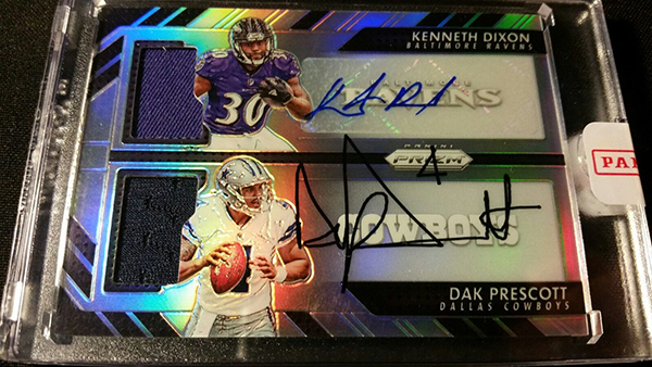 2016 Prizm Pairs Dak Prescott Kenneth Dixon