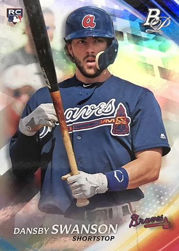 2017 Bowman Platinum Variations Dansby Swanson