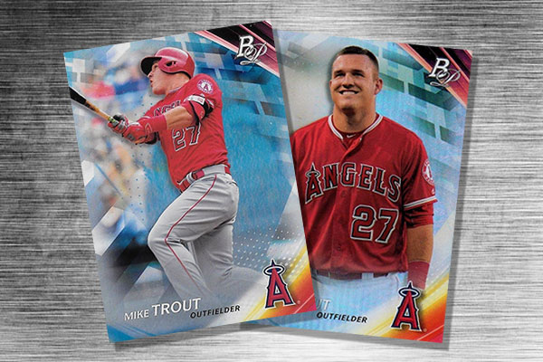 MIKE TROUT ROOKIE CARD Los Angeles Angels Baseball BOWMAN PLATINUM