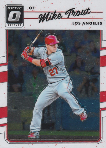 2017 Donruss Optic 107 Mike Trout