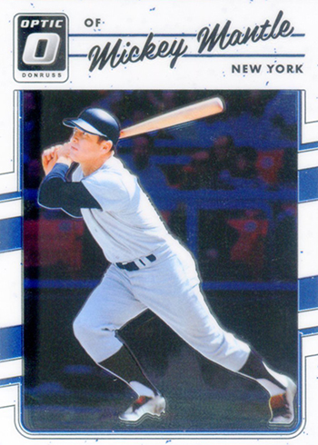 2017 Donruss Optic 165 Mickey Mantle