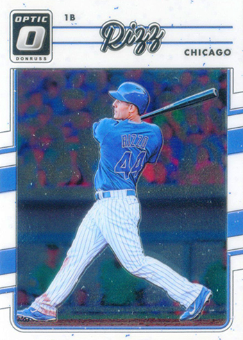 2017 Donruss Optic Anthony Rizzo Variation