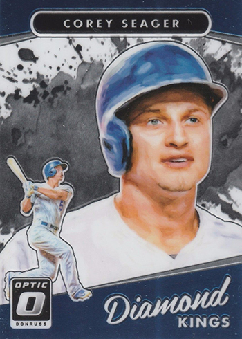 2017 Donruss Optic Baseball Base Diamond Kings Corey Seager