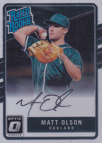  2017 Topps Baseball #476 Matt Olson Rookie Card : Collectibles  & Fine Art