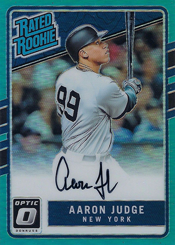 2017 Donruss Optic Baseball #38 Aaron Judge White Sparkle Rated Rookie PSA  9 (MINT)