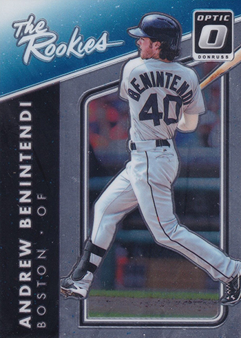 2017 Donruss Optic Baseball The Rookies Andrew Benintendi