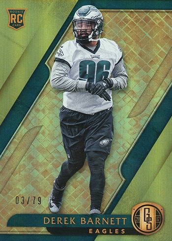 2017 Panini Gold Standard Football Base Derek Barnett RC