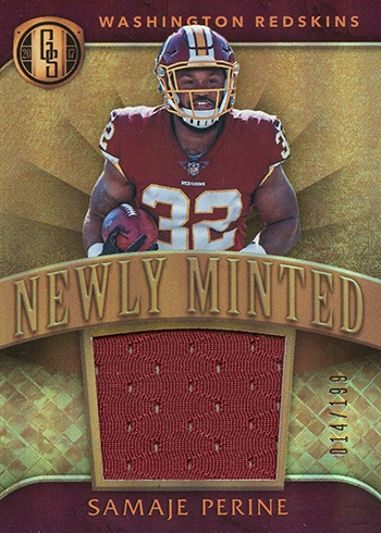 2017 Panini Gold Standard Football Newly Minted Samaje Perine 199