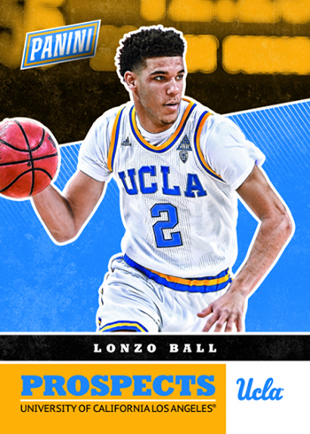 2017 Panini National Convention Wrapper Redemption Base Prospects Lonzo Ball