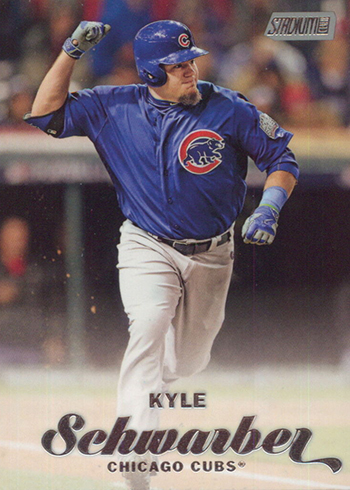  2017 Topps Tier One Relics #T1R-KSC Kyle Schwarber