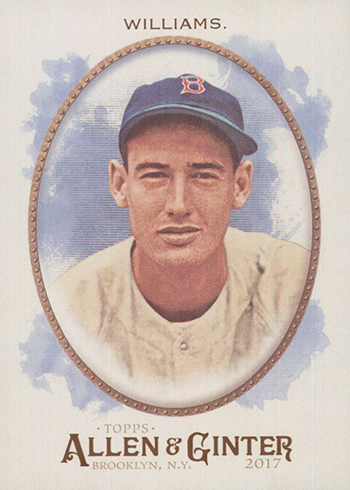 3 CARDS-TED WILLIAMS-PESKY-DOERR-2006 TOPPS ALLEN and GINTER'S