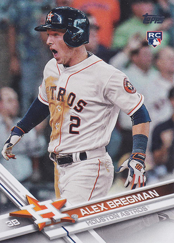 2017 Topps Factory Set Variations 341 Alex Bregman