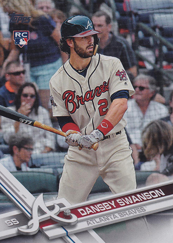 2017 Topps Factory Set Variations 87 Dansby Swanson