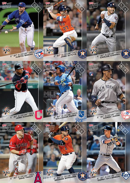 Aaron Judge 2017 Topps Now All-Star Rookie Team RC Cup #OS-14
