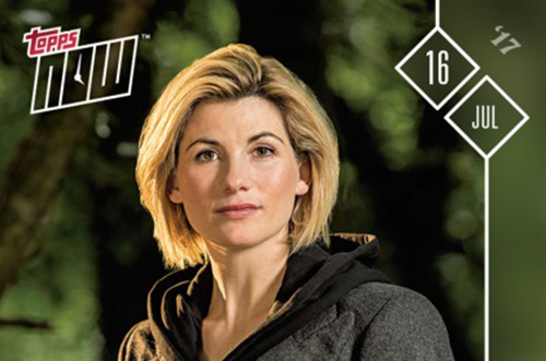 2017 Topps Now Doctor Who 1 Jodie Whittaker FB