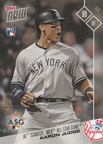  2017 Topps Now Bonus #HRDB-1 Aaron Judge Baseball