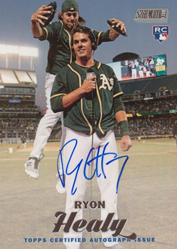 2017 Topps Stadium Club Baseball Autographs Ryon Healy