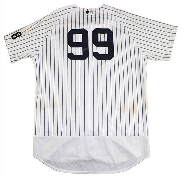 Aaron Judge New York Yankees Player Issued Jersey MLB Auth 2022