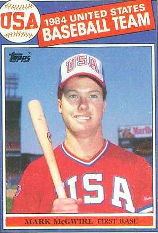 Mark Mcgwire rookie card