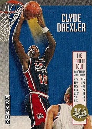 1992-93 SkyBox Olympic Team USA1 Clyde Drexler