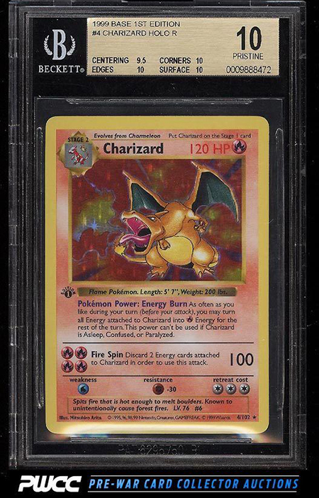 Charizard Pokemon Card First Edition Price Charizard Pokemon Card First Edition Price