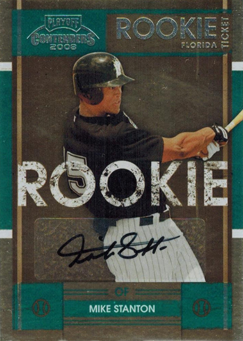 Giancarlo Stanton Signed 2008 Razor Signature Series #97 (BGS Encapsulated)