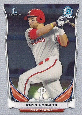 Topps Now RHYS HOSKINS 2017 PLAYERS WEEKEND JERSEY RELIC CARD Phillies  Rookie