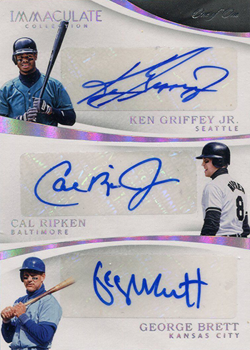 Ken Griffey Jr Autographed Jersey Card Pulled from 2021 Immaculate