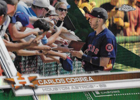 2017 Topps Chrome Carlos Correa #112 Astros 