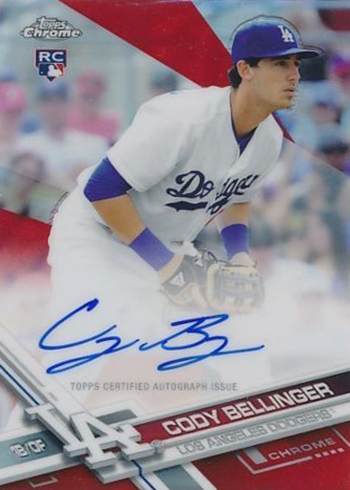 Cody Bellinger 2017 Topps Chrome Update Rookie Debut - Gold Refractor  #HMT99 Price Guide - Sports Card Investor