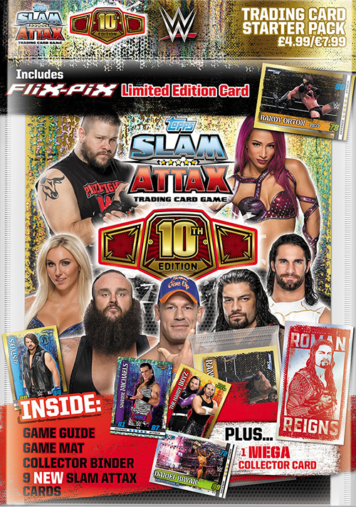 2017 Topps WWE Slam Attax 10 Checklist, Details, Relics