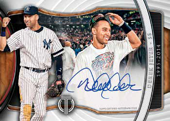 2018 Topps Tribute Baseball Generations of Excellence Autographs Derek Jeter