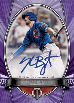 Kyle Schwarber 2017 Topps Tribute Autograph Auto Black TA-KS True