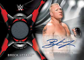 2018 TOPPS WWE Road to Wrestlemania 34 ROSTER #2  BROCK LESNAR 