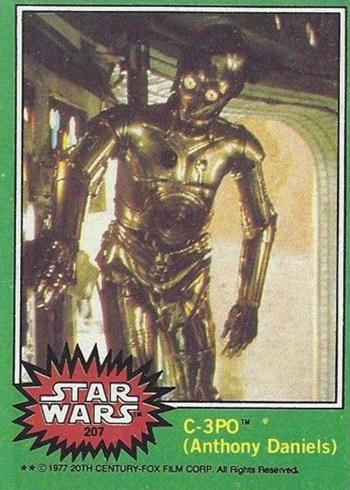 star wars trading cards 1977 red