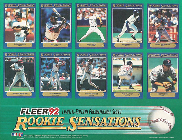 Ivan Rodriguez 1992 Fleer ROOKIE SENSATIONS Rookie Card #12 (1150)