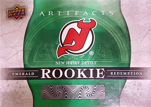 2017-18 Artifacts Autograph Materials Silver Jack Roslovic RC JERSEY PATCH  /99