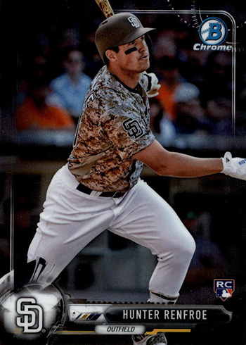  2017 Topps Chrome Freshman Flash #FF-2 Hunter Renfroe