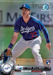 2017 Bowman Prospects #BP-149 Dodgers Cody Bellinger Rookie Baseball Card